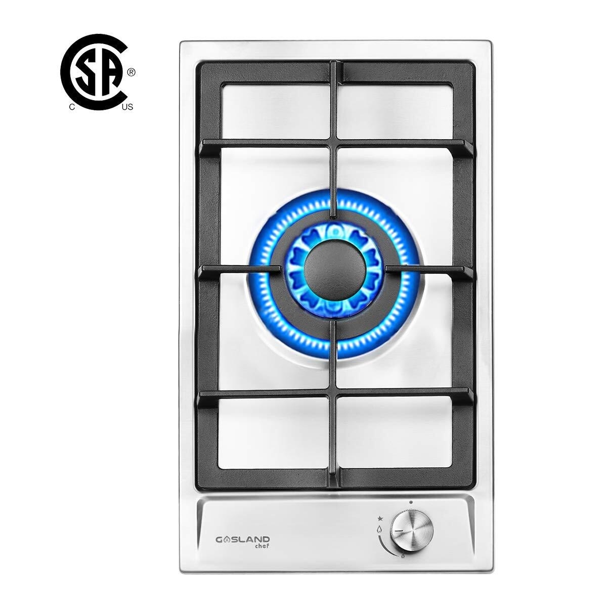 Gasland Chef 12'' Builtin Gas Cooktop Single Burner NG/LPG Bed Bath